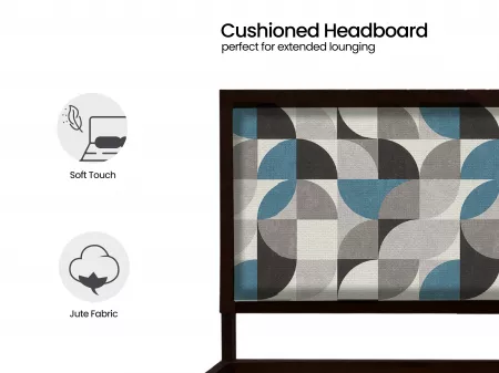 Mosaic Solid Wood King Size Double Bed